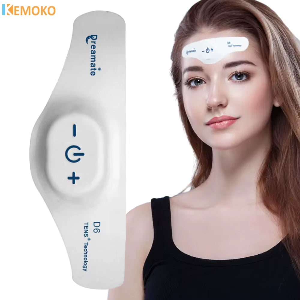 TENS Sleeping Aid Electric Massager Relieve Headache and Migraine Help Sleep Night Anxiety Therapy Relaxed Pressure Relief Tools